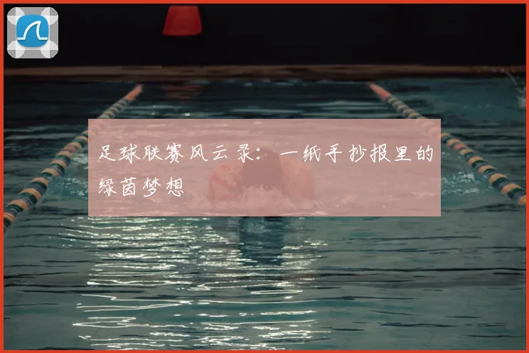 足球联赛风云录:一纸手抄报里的绿茵梦想